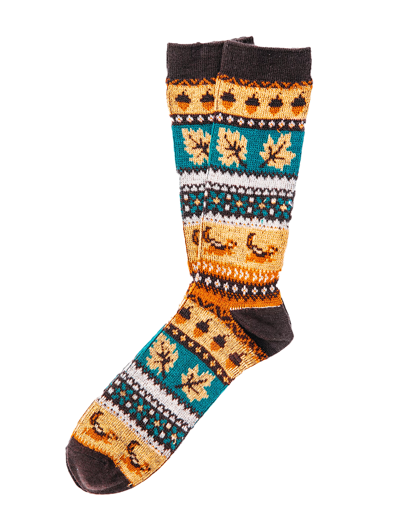 Acorn Harvest Socks