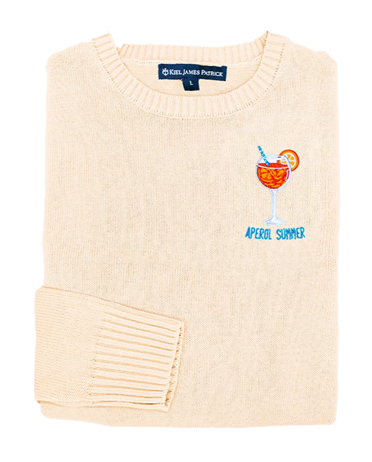 Aperol Summer Embroidered Sweater