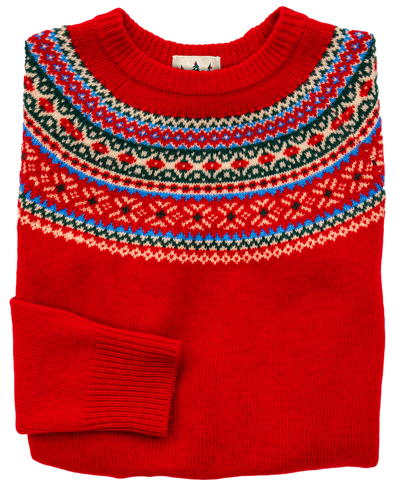 Winter Berry Fair Isle Sweater – Kiel James Patrick