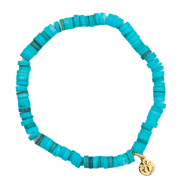 Blue Lagoon Shell Bracelet