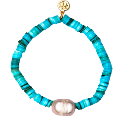 Blue Lagoon Pearl Bracelet