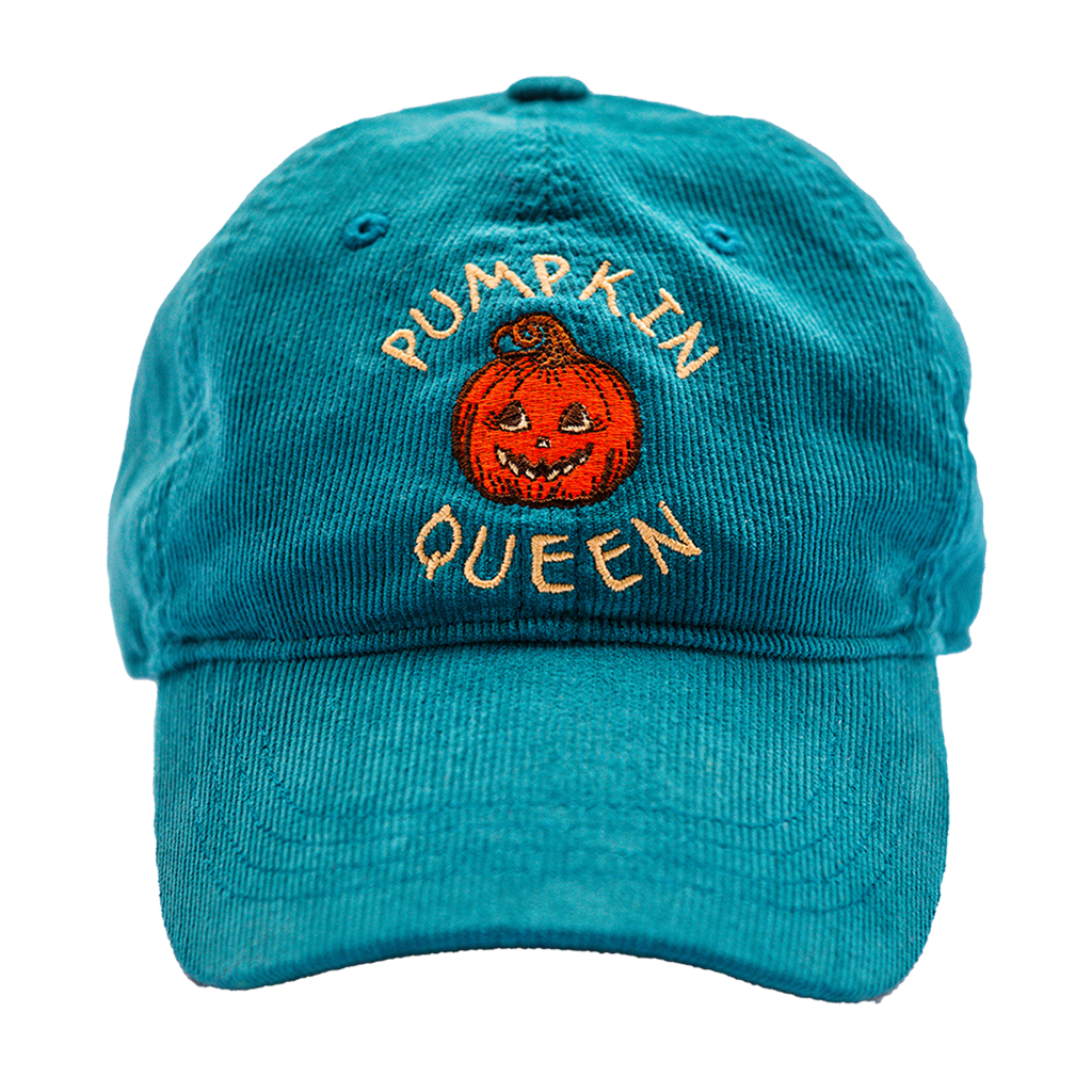 Pumpkin Queen Hat in Teal