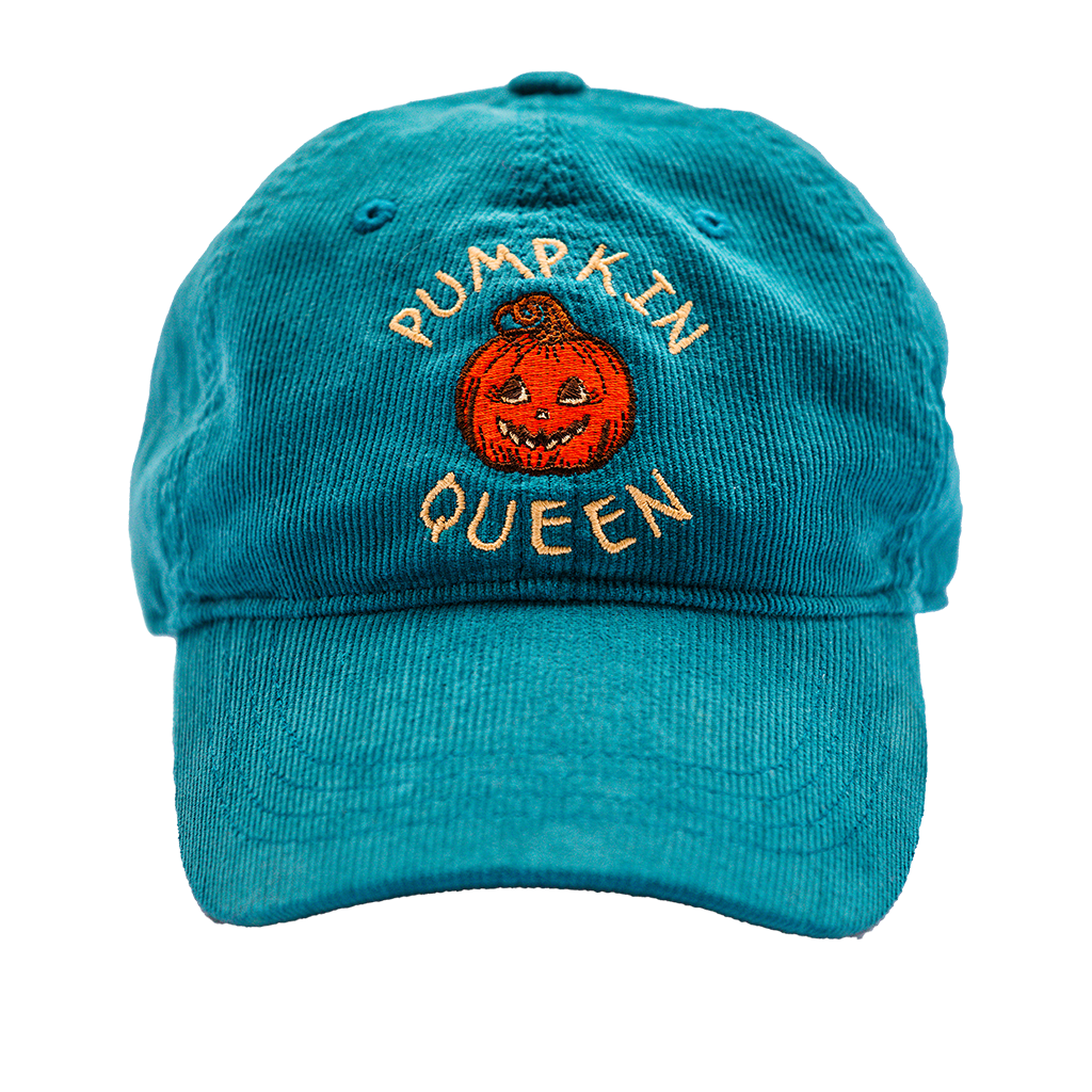 Pumpkin Queen Hat in Teal