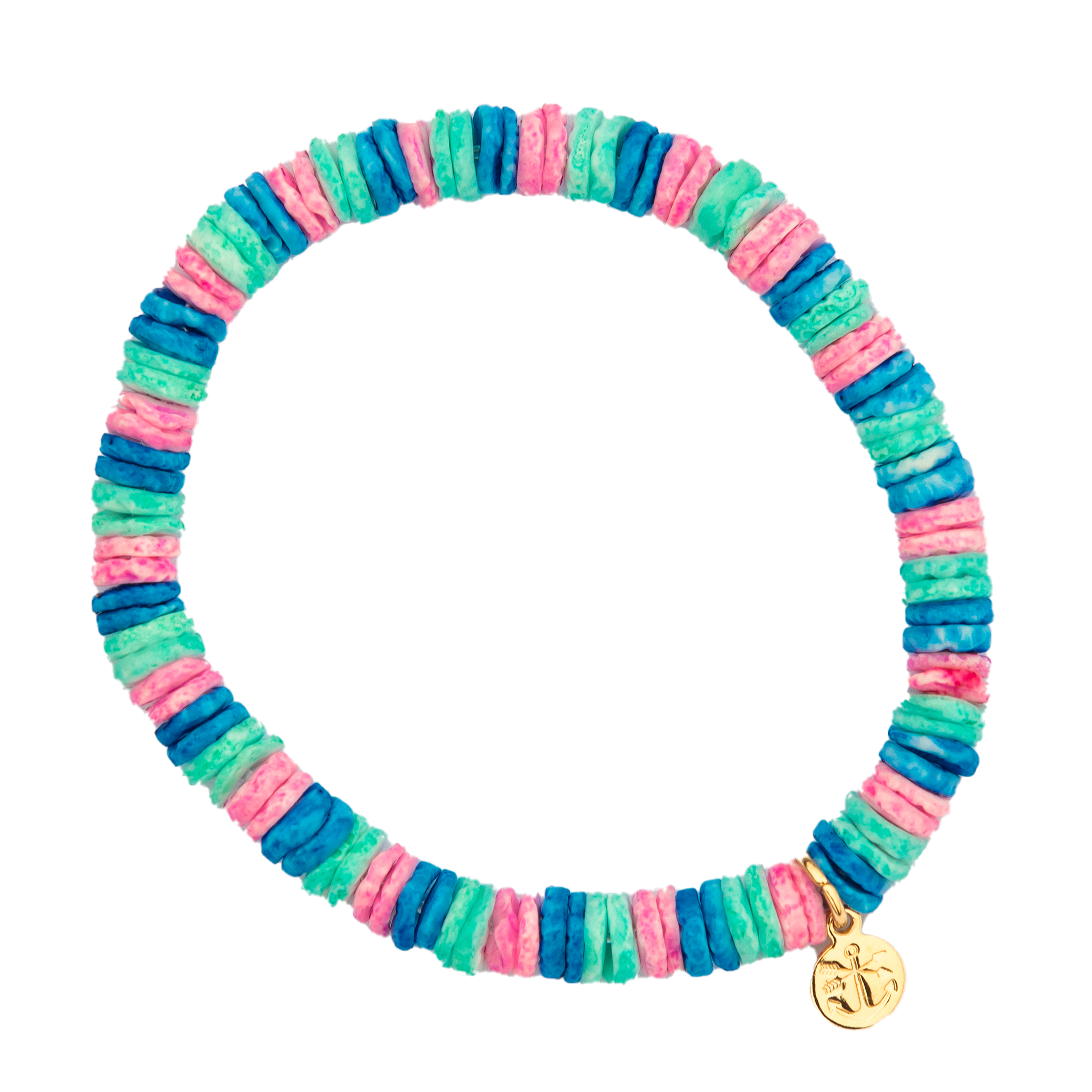 Cotton Candy Sky Shell Bracelet