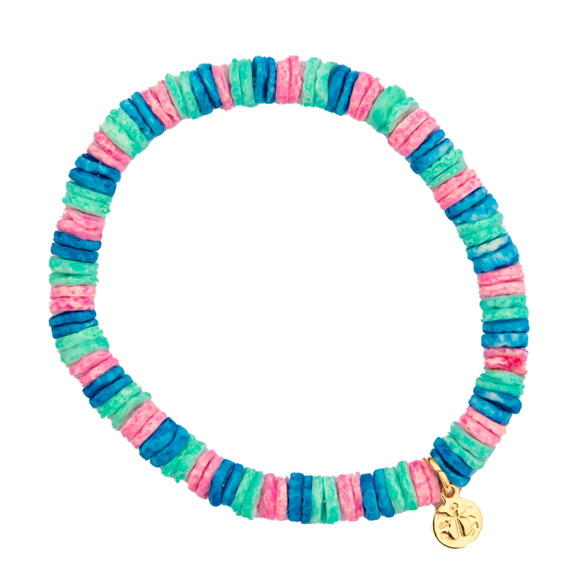 Cotton Candy Sky Shell Bracelet