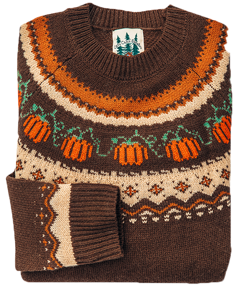 FALL 2023 D2 • FANTASY KNIT Cozy Pumpkin Sweater - Men's – Kiel James Patrick