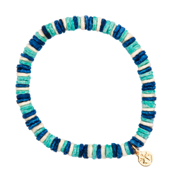 The Deep Blue Sea Shell Bracelet