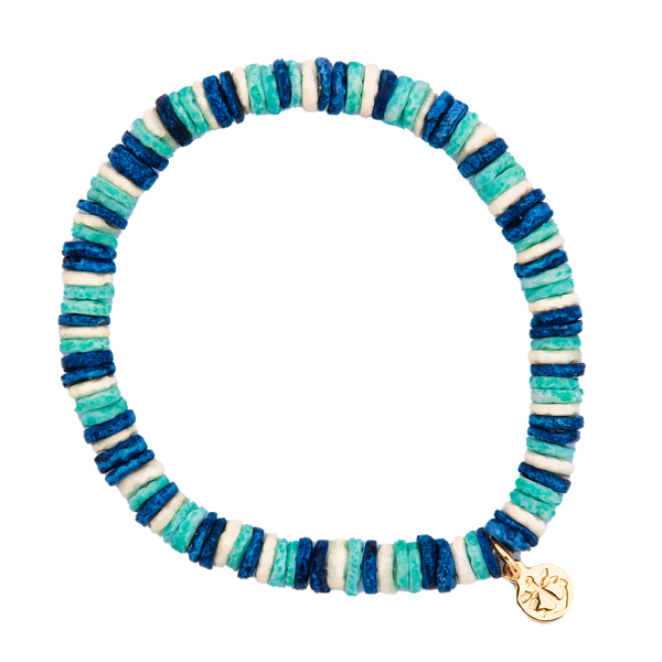 The Deep Blue Sea Shell Bracelet