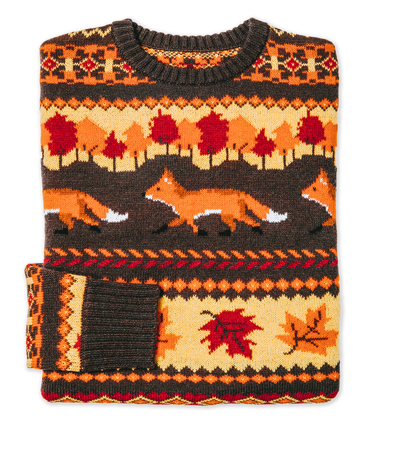 The Fox and Foliage Sweater