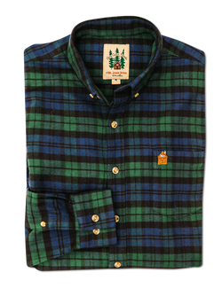 Grandad's Plaid Flannel Shirt - Men's