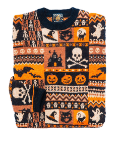 Halloween Patchwork Sweater