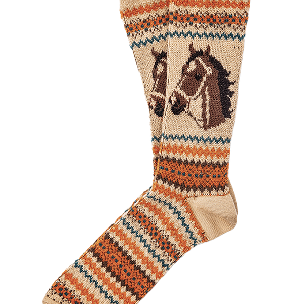 KJP Heritage Horse Fall Fair Isle Knit Socks – Kiel James Patrick