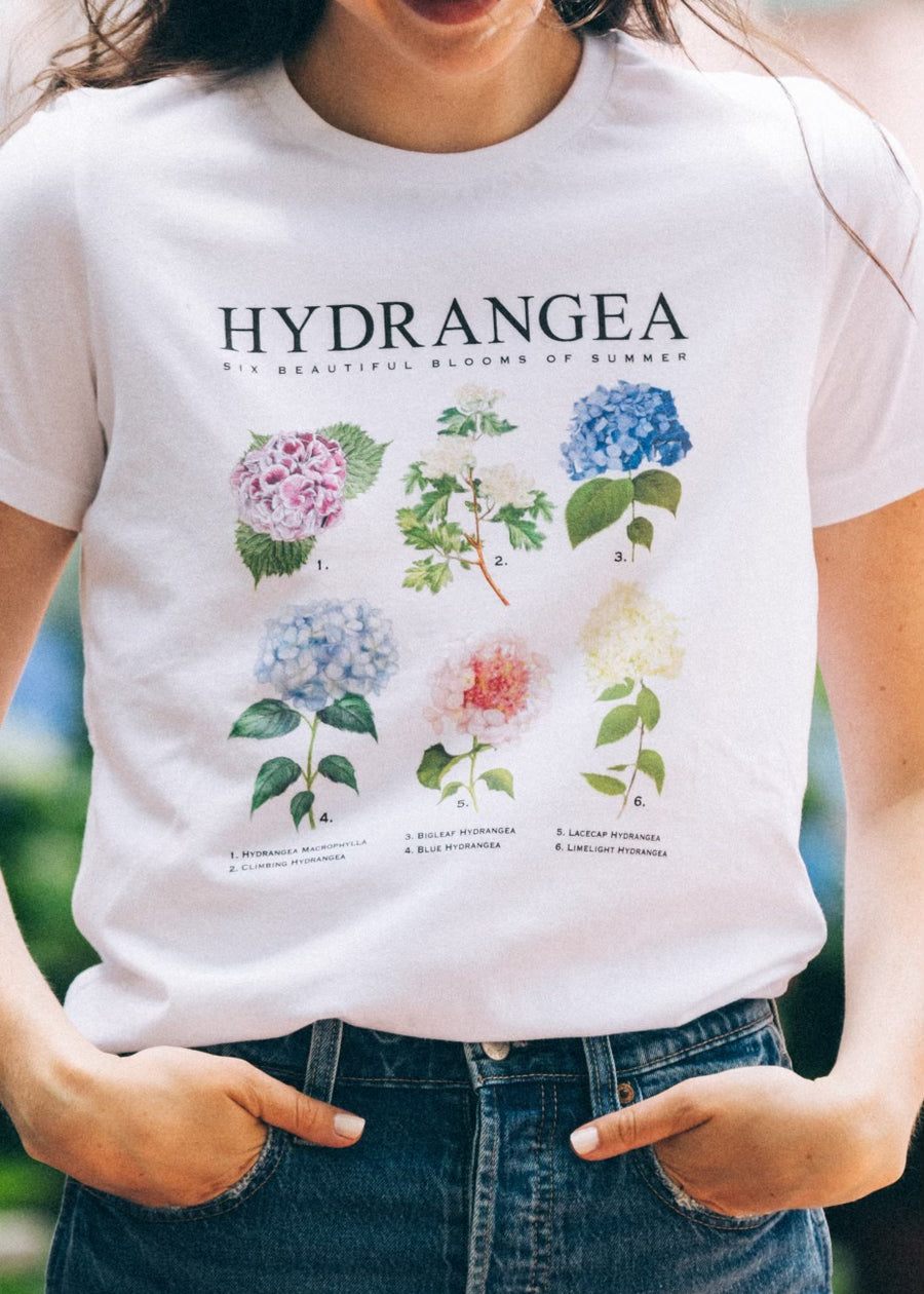 Hydrangea Blooms Graphic T-Shirt – Kiel James Patrick