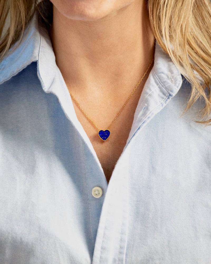 Heart of the Sea Necklace - Cobalt