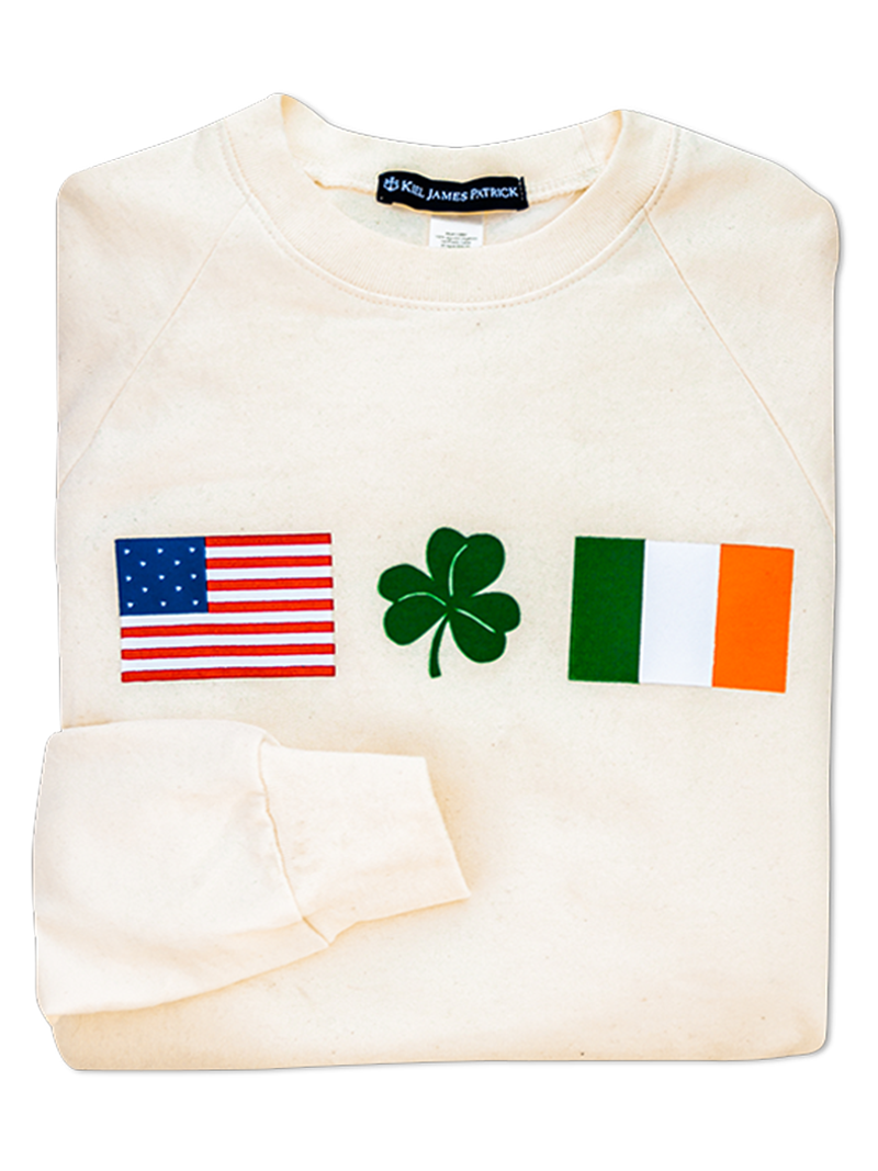 Irish American Sweatshirt - Cream