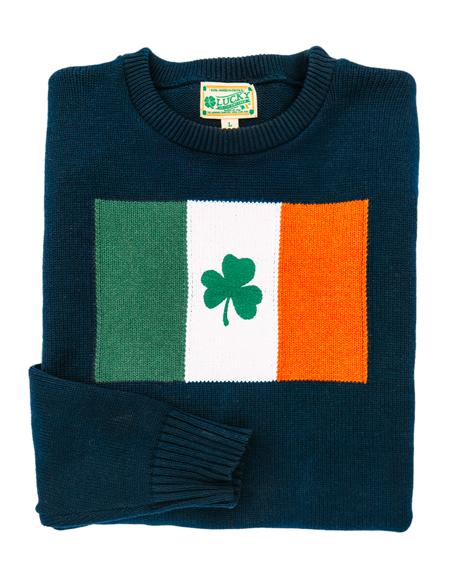 Irish Shamrock Flag Sweater