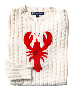 Lobster Cable Knit Sweater