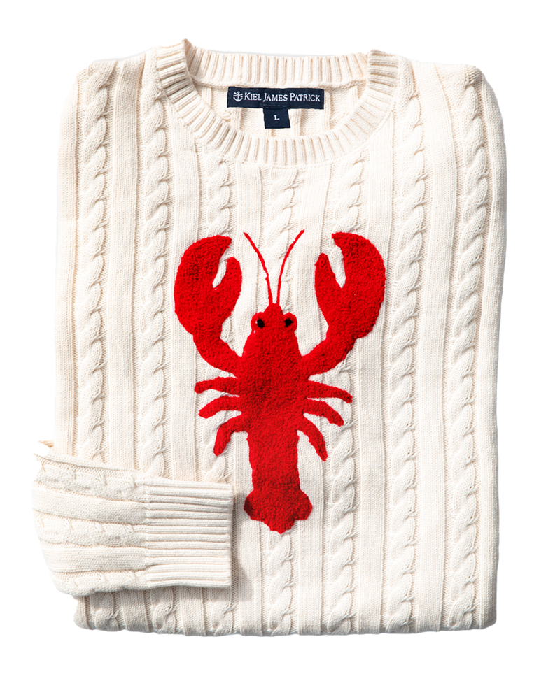 Lobster Cable Knit Sweater