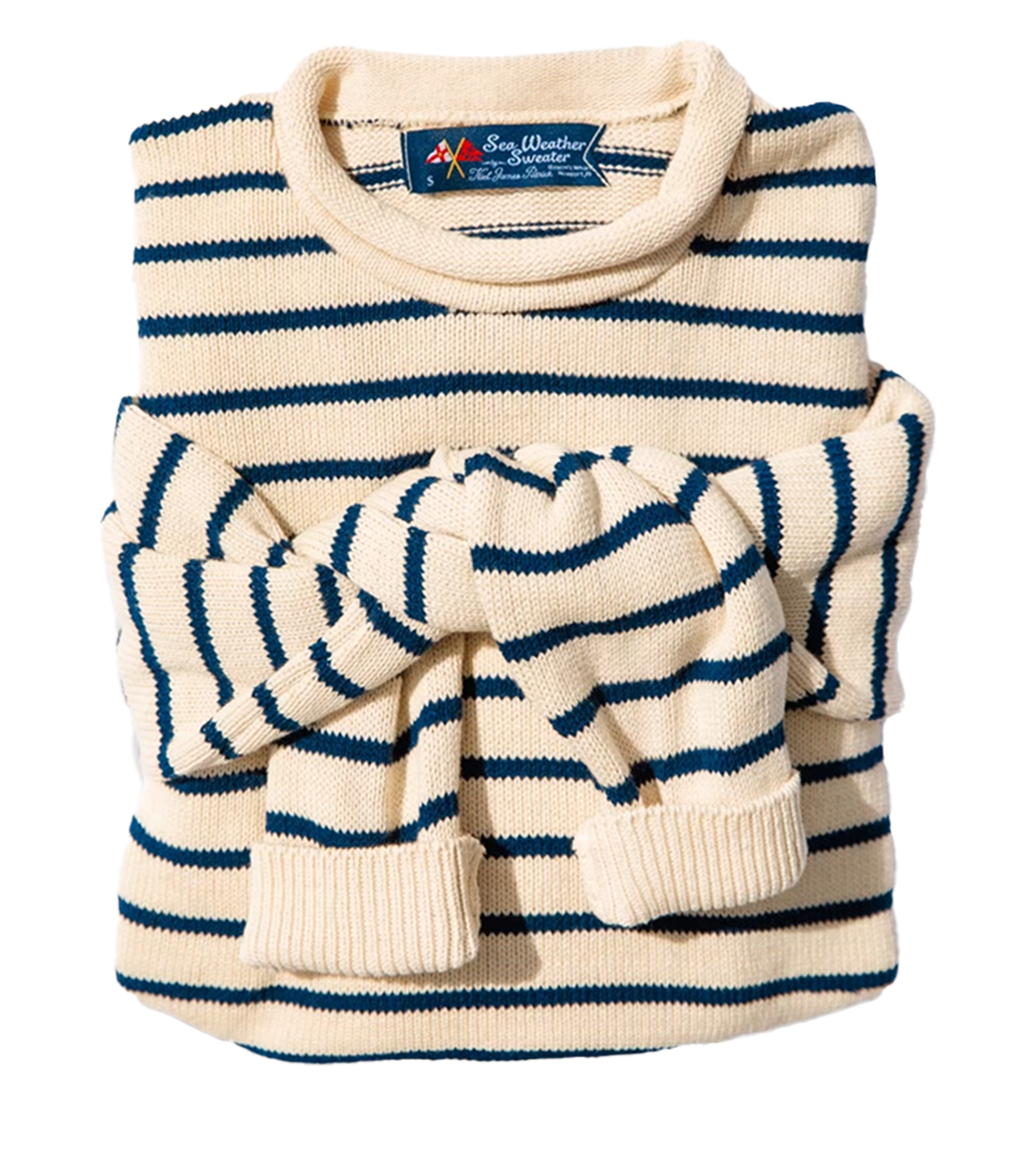 Marina Striped Rollneck Sweater