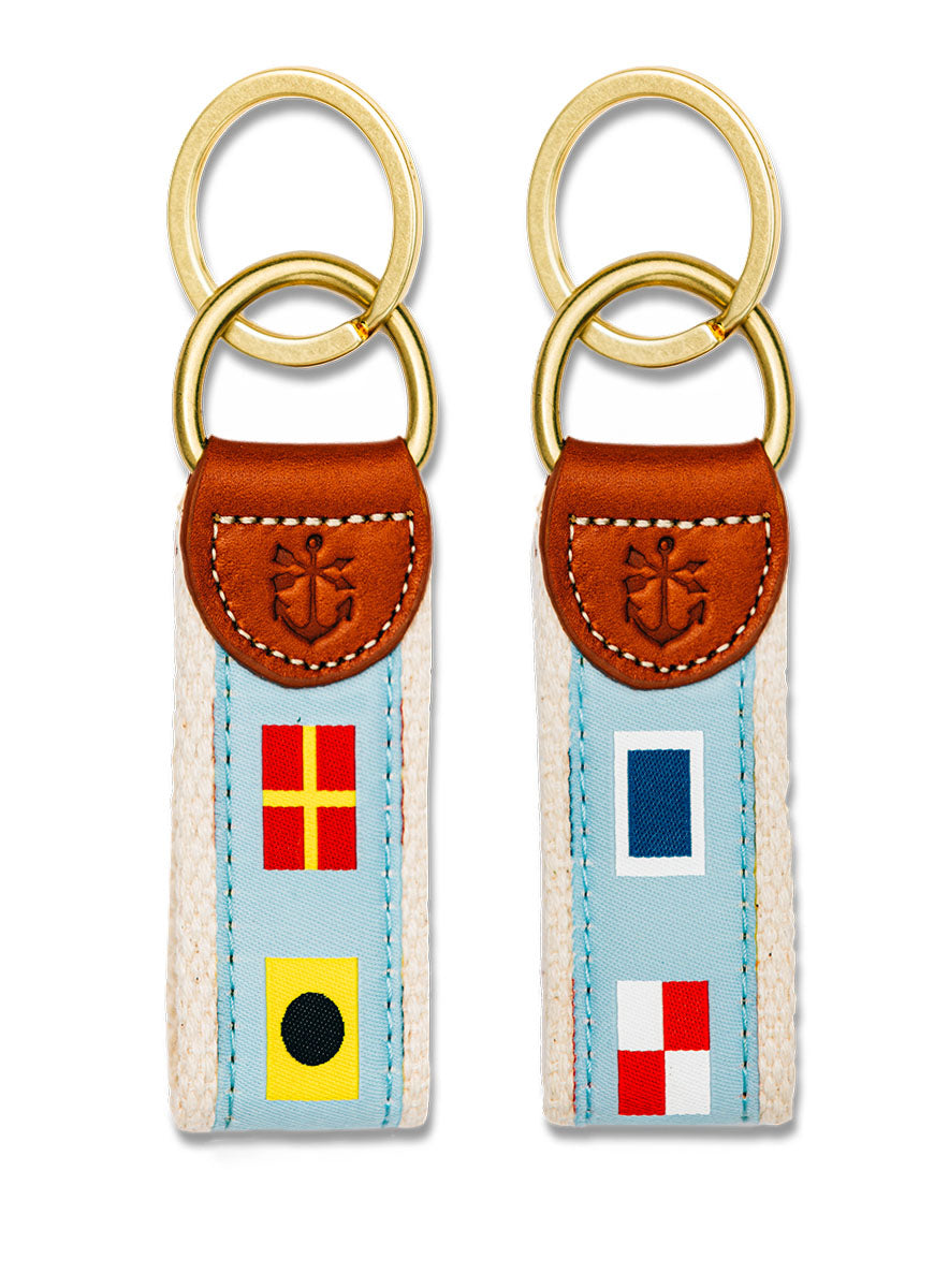 Mixed Signals Ribbon Key Fob