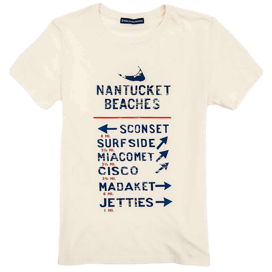 Nantucket Beaches Graphic T-Shirt