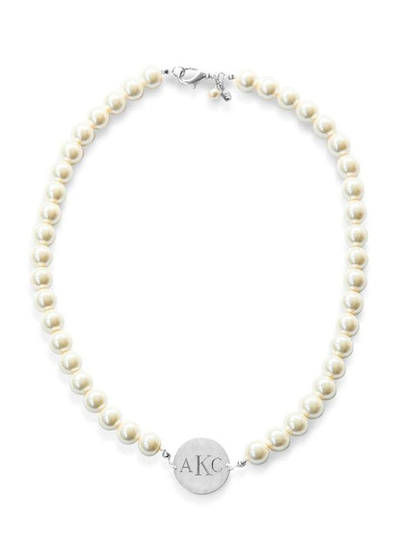 Pearl Monogram Necklace--Class of 2024