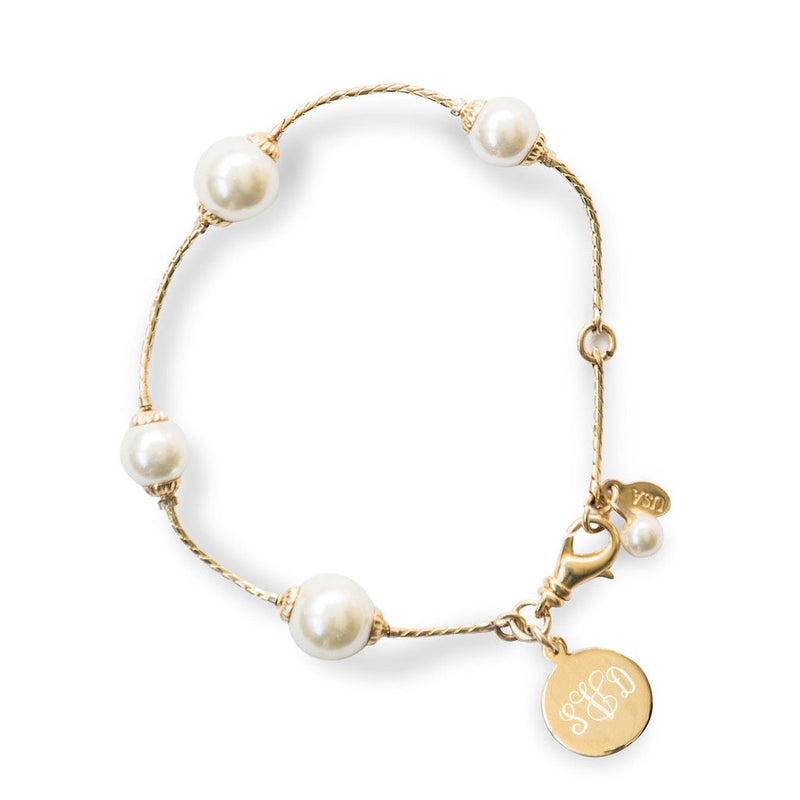 Pearlfection Monogram Bracelet