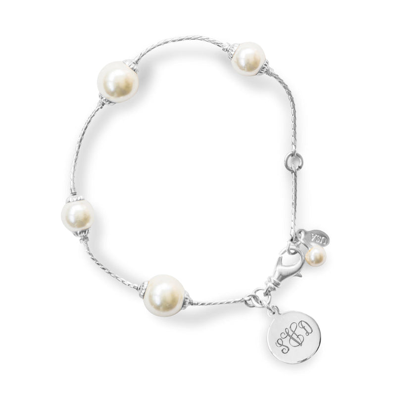 Pearlfection Monogram Bracelet