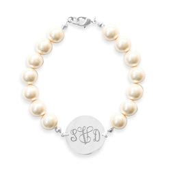 Engravable Pearl Bracelet