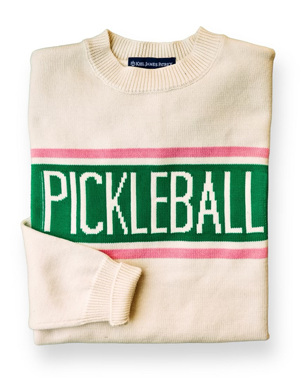 Pickleball Sweater Pink- Women's