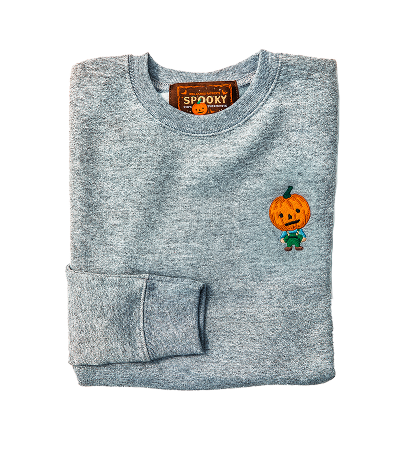 Pumpkin Boy Kids Sweatshirt