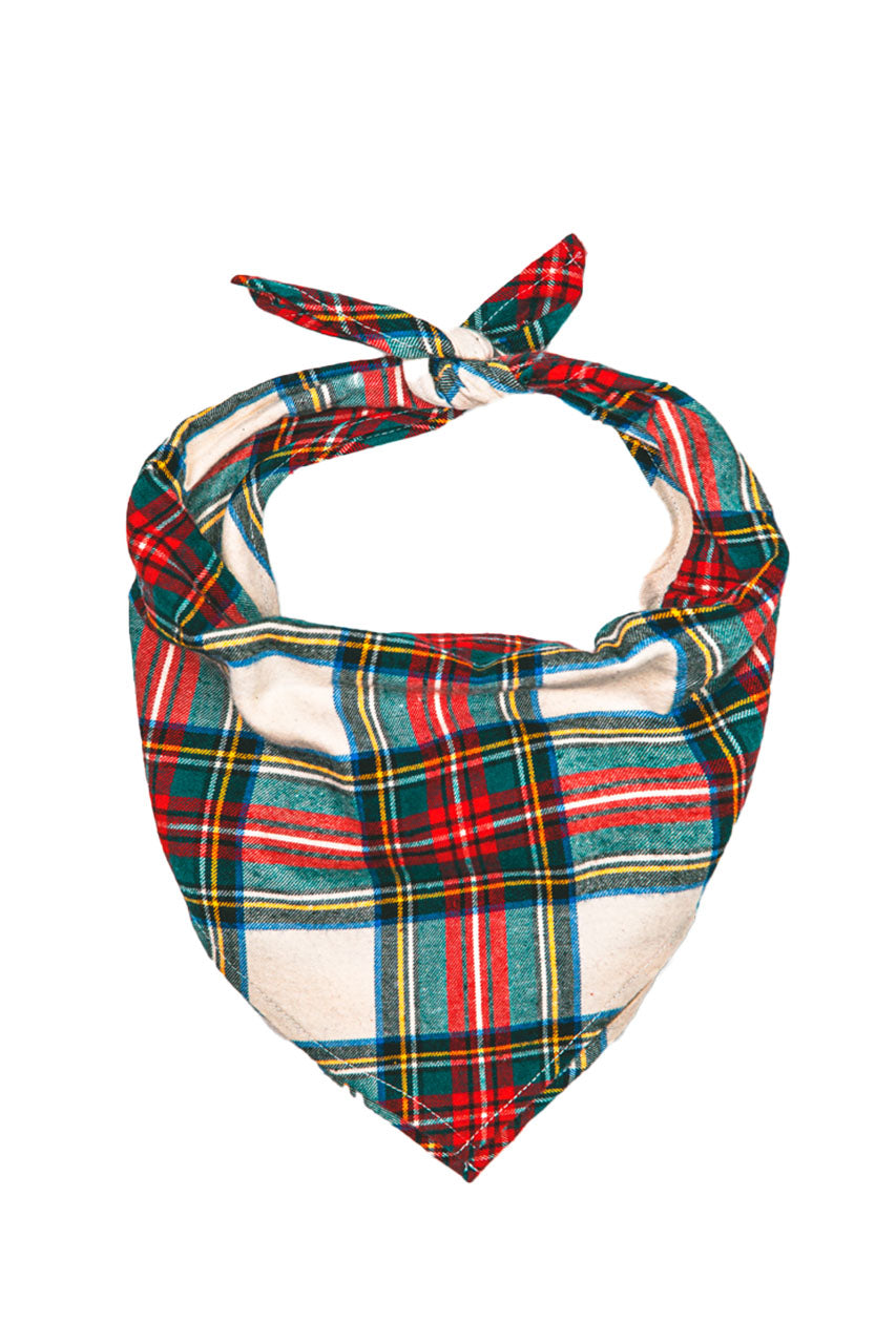 Santa Baby Flannel Dog Bandana