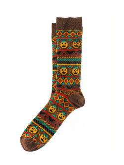 KJP Sock-O-Lanterns Halloween Pattern Knit Socks Kiel James Patrick KJP Sock-O-Lanterns Halloween Pattern Knit Socks Kiel James Patrick