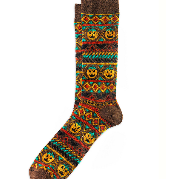 KJP Sock-O-Lanterns Halloween Pattern Knit Socks Kiel James Patrick KJP Sock-O-Lanterns Halloween Pattern Knit Socks Kiel James Patrick