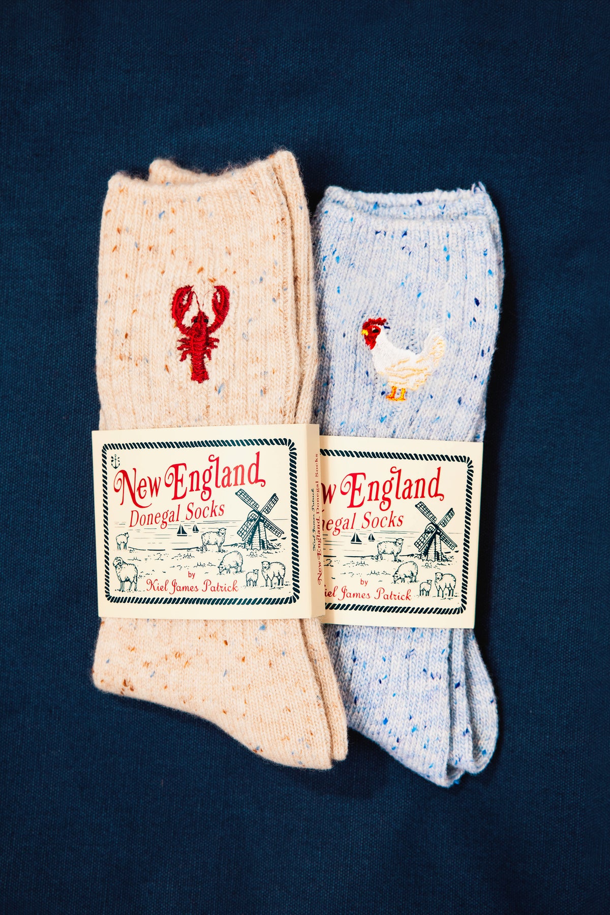 Lobster Donegal Socks