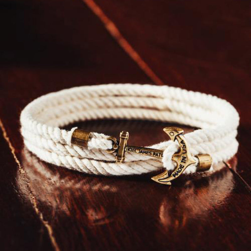 Atlantic Whalers - Kiel James Patrick Anchor Bracelet Made in the USA