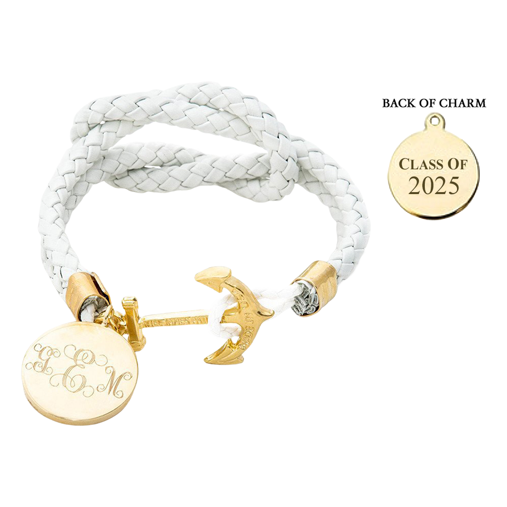 Newport Yacht  Engravable Graduation Bracelet
