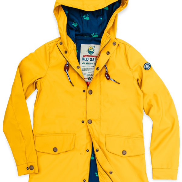 The Old Salt Navy Raincoat- Men's – Kiel James Patrick