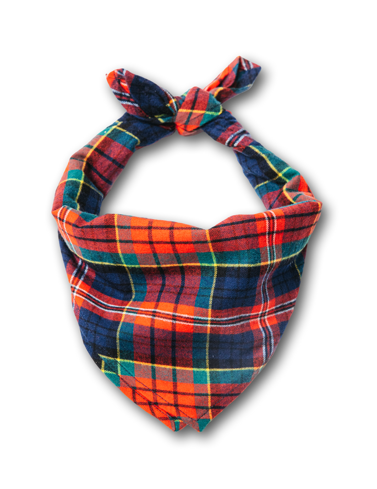Maple Lake Trail Flannel Dog Bandana