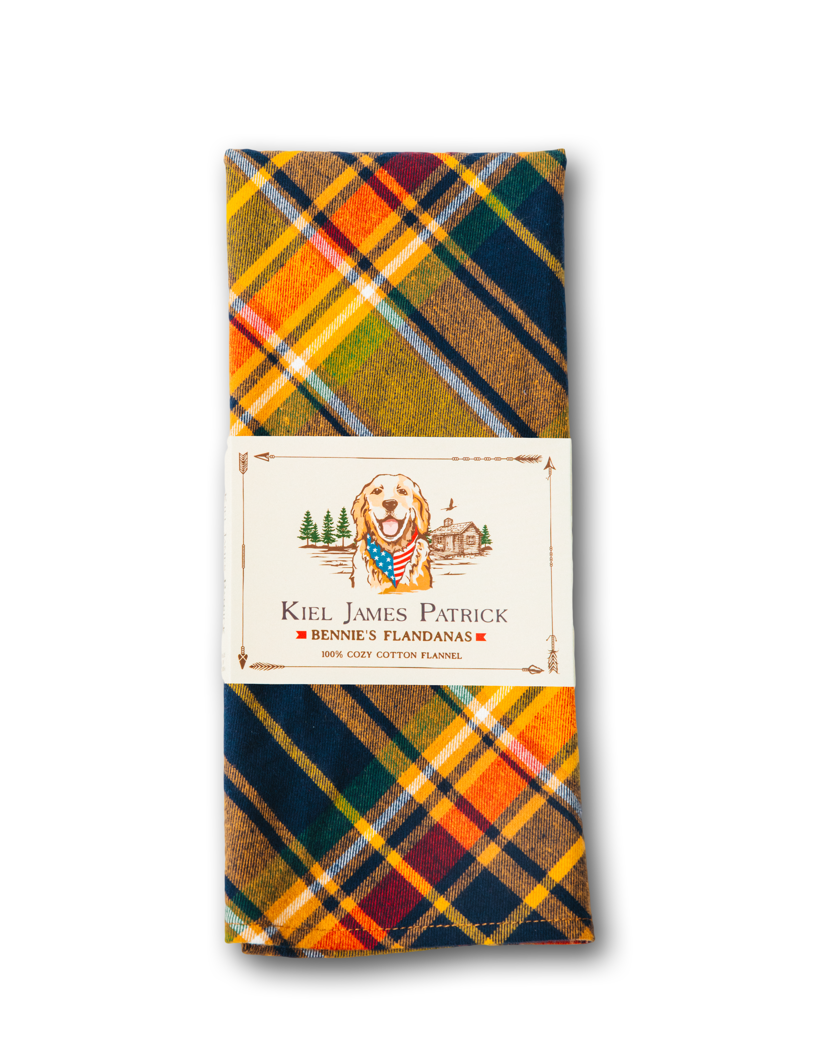 Woodstock Country Store Flannel Dog Bandana