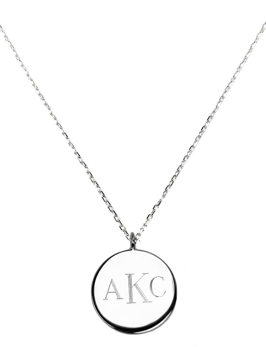 Silver Engravable Mother's Day Pendant Necklace