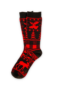 The Holiday Moose Socks