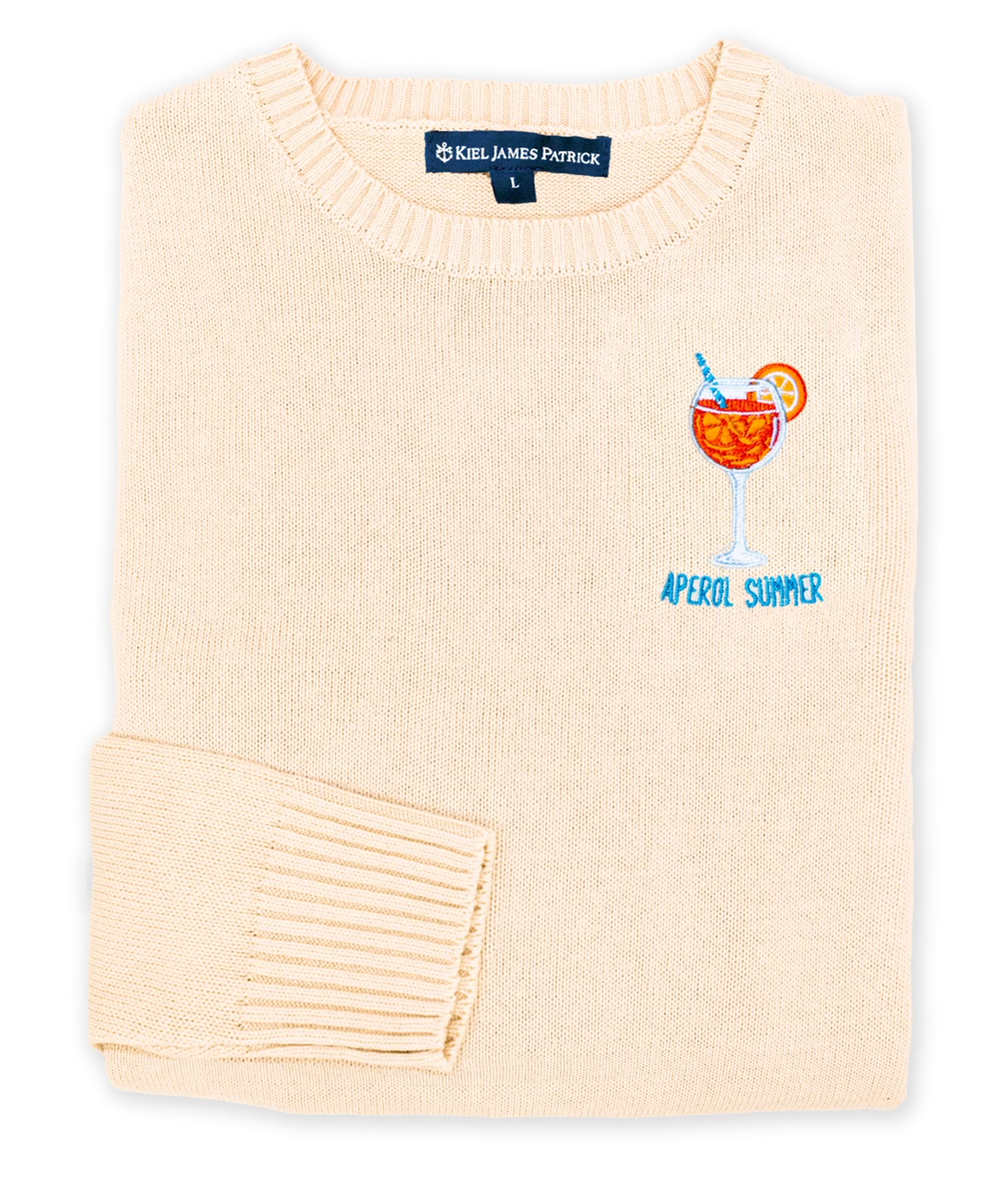 Aperol Summer Embroidered Sweater - Men's