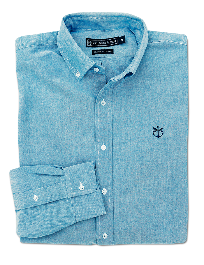 Newport Oxford Shirt in Blue