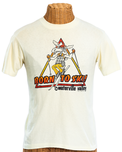 Vintage: Born to Ski! Waterville Valley Tee