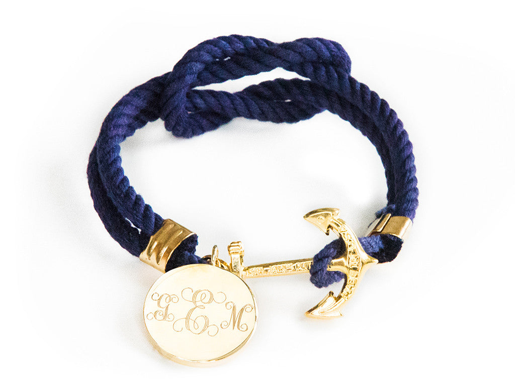 Cape Spencer Approaches Mom-o-gram - Kiel James Patrick Anchor Bracelet Made in the USA