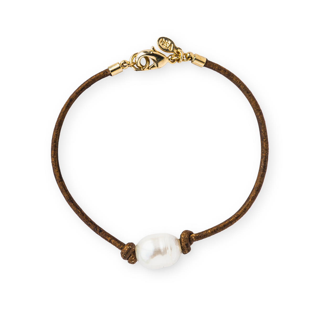Caspian Pearl Knot Bracelet