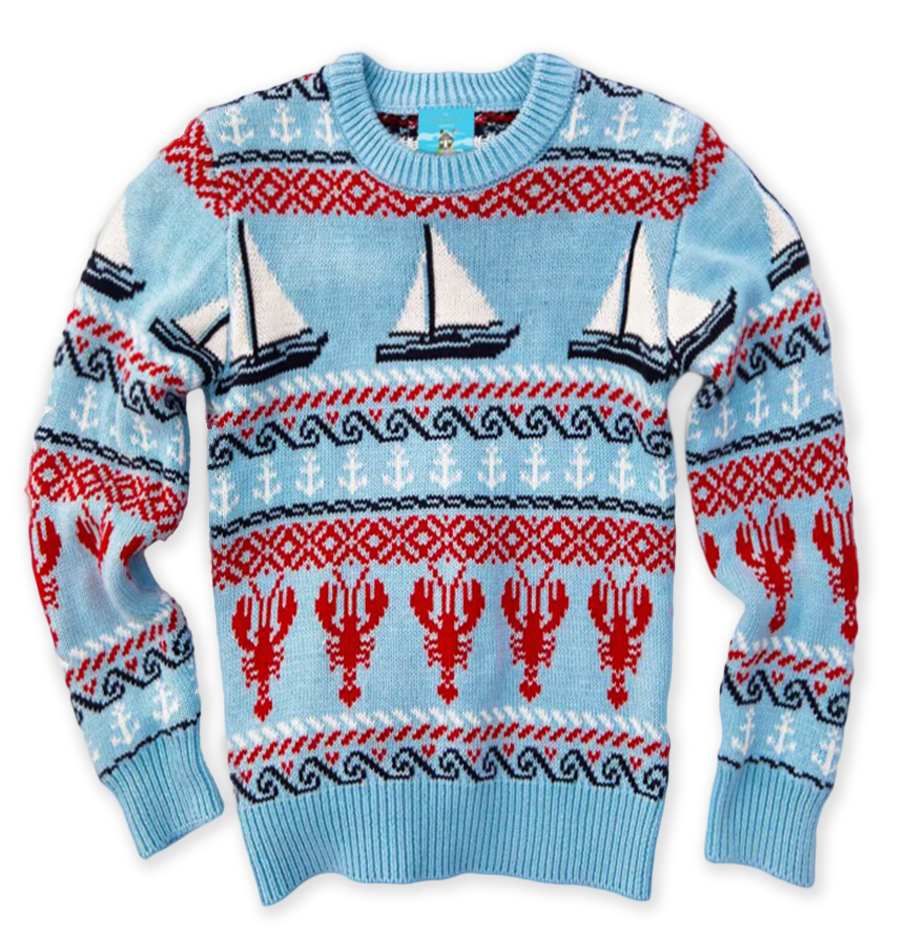 New England Patriots Teams Pine Trees Pattern Knitted Sweater For