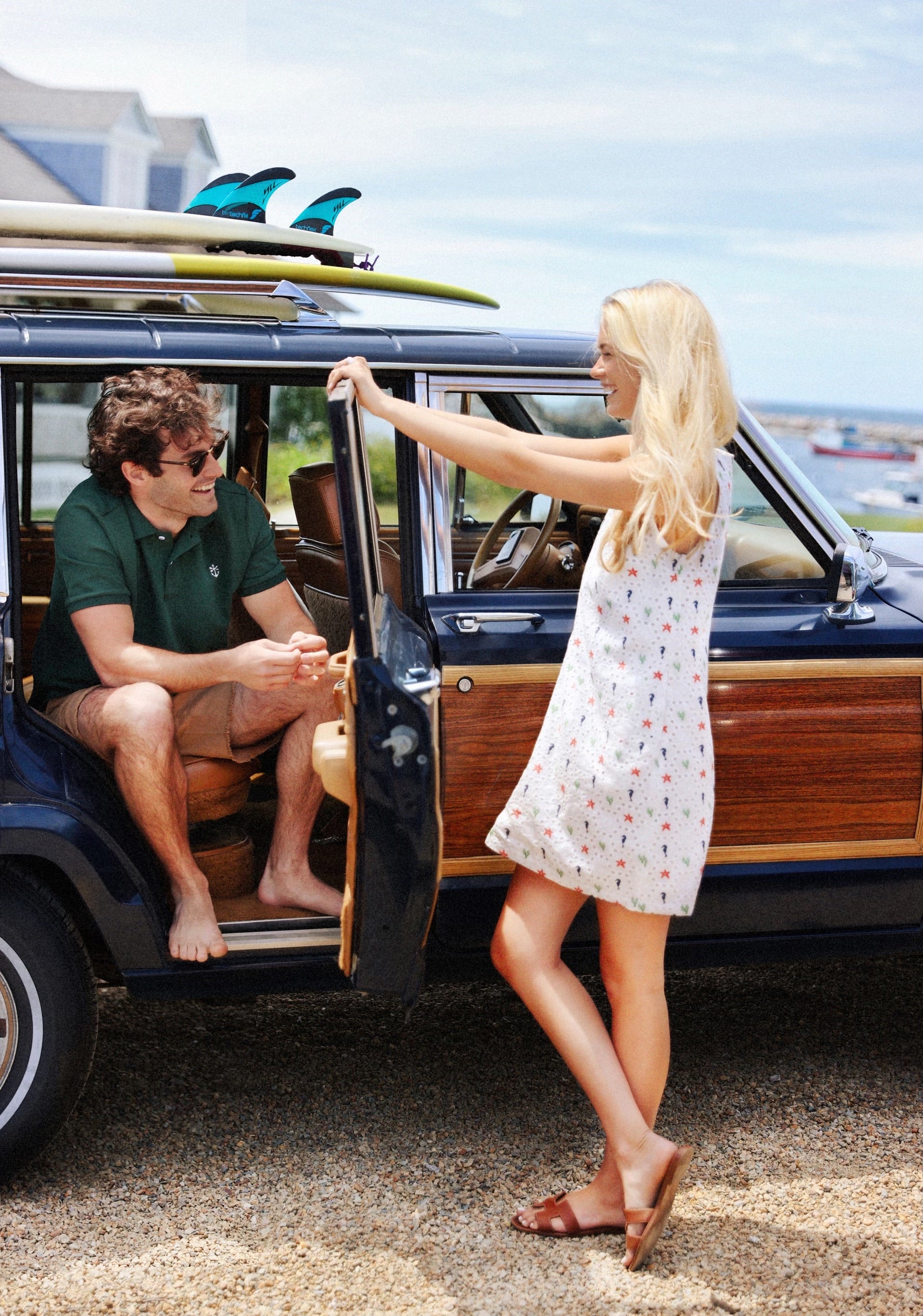 Lake Winnipesaukee 1989 Pique Polo Shirt in Forrest Green