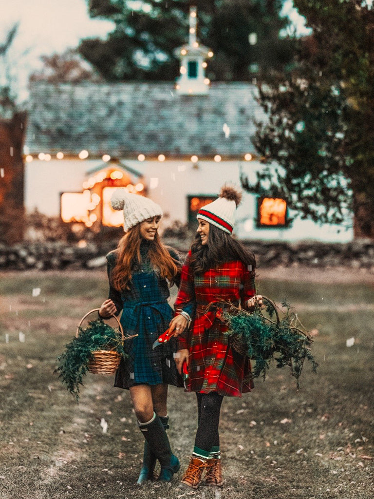 Under the Mistletoe Flannel Dress